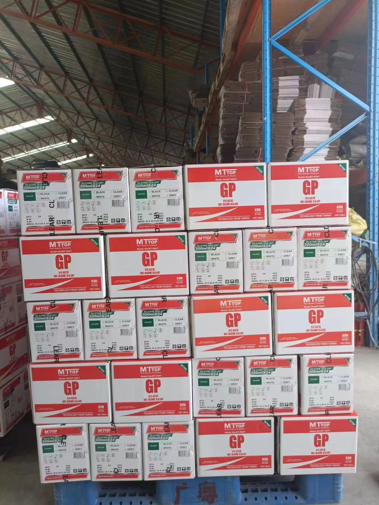 High-Strength General Purpose Sealant for Windows and Glass - 100% RTV Acetic Silicone