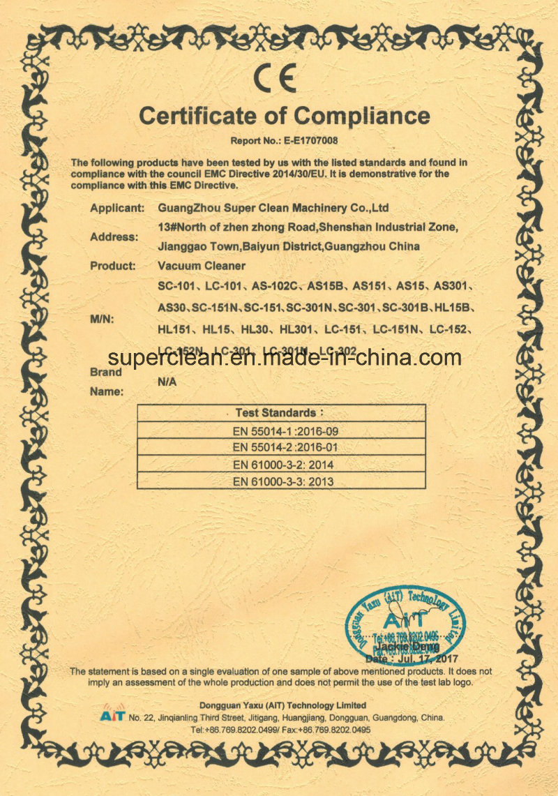 30L, 1000W Stainless Steel Tank Wet and Dry Vacuum Cleaner for Car