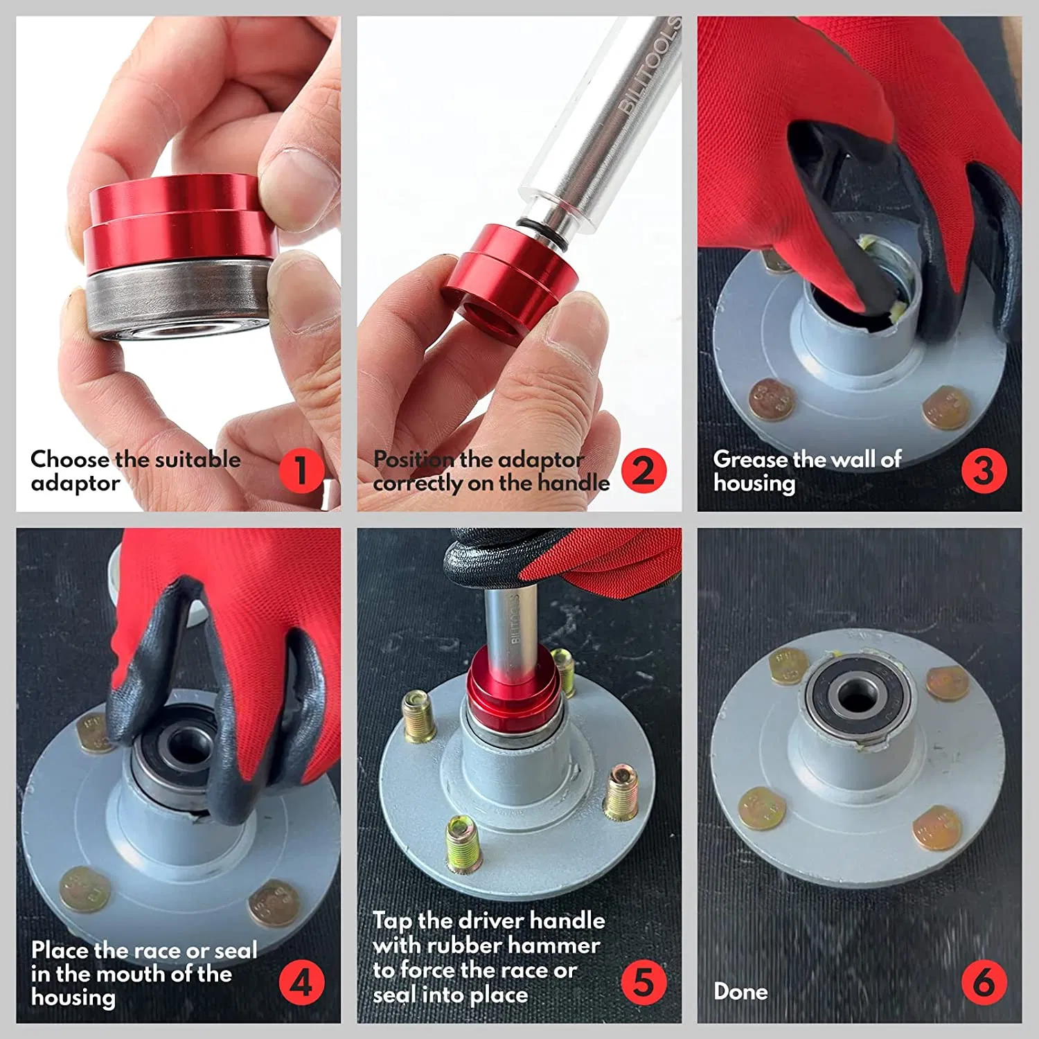 Viktec 33-Piece Master Bushing Bearing Seal Removal and Installation Driver Set Tool Kit