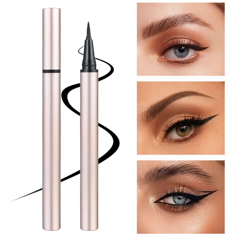 Quick Dry Black Liquid Eyeliner Waterproof Smooth Long Lasting Eyeliner Pen