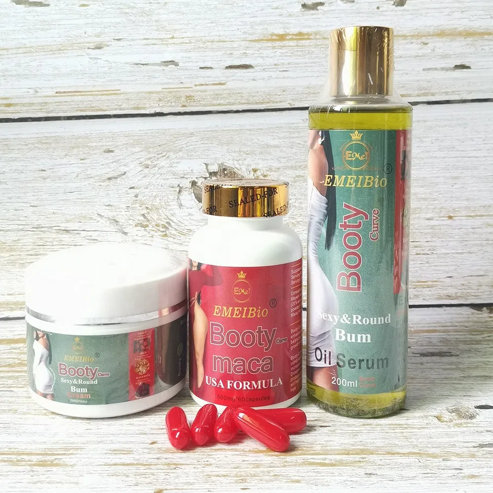 Bigger Hip Butt Enhancement Set Ultimate Curve Women Sexy OEM/ODM Big Butt Enlargement Crean Oil Pills