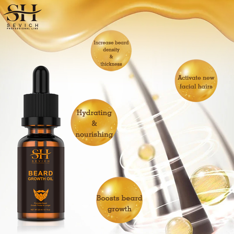 Private Label 100% Natural Pure Beard Oil Organic for Men Beard Care