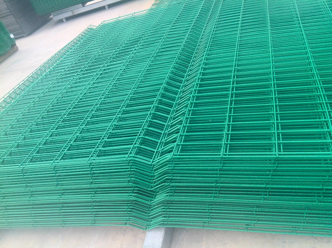 3D Bending Welded Panel PVC Coated Steel Wire Mesh Fence Netting