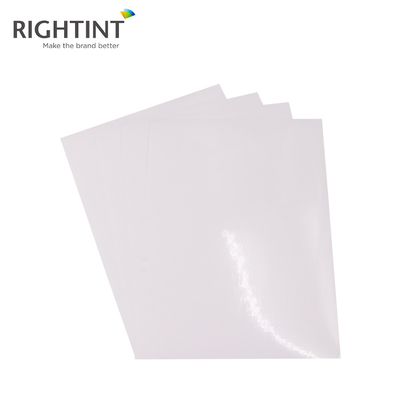 Opaque PVC Rightint Carton A4, OEM label Self Adhesive Sticker