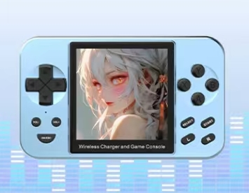 New Arrival 6000 Games Console Wireless Charger Power Bank Movie Player MP4 Ebook All in One Ready Stock Hot Sell Game