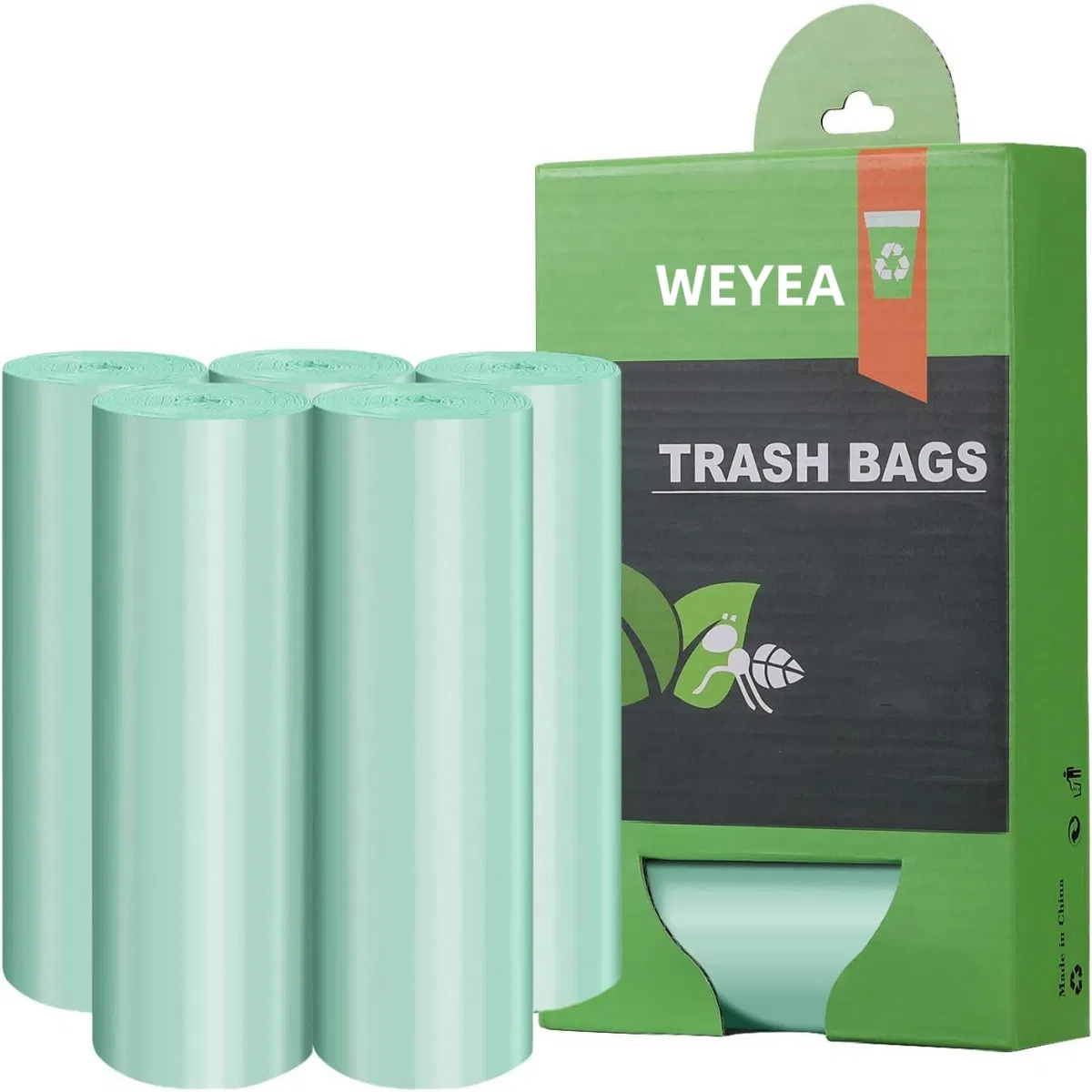 Customized Bulk Garbage Bags Trash Bags with Extra Strength for Heavy Waste