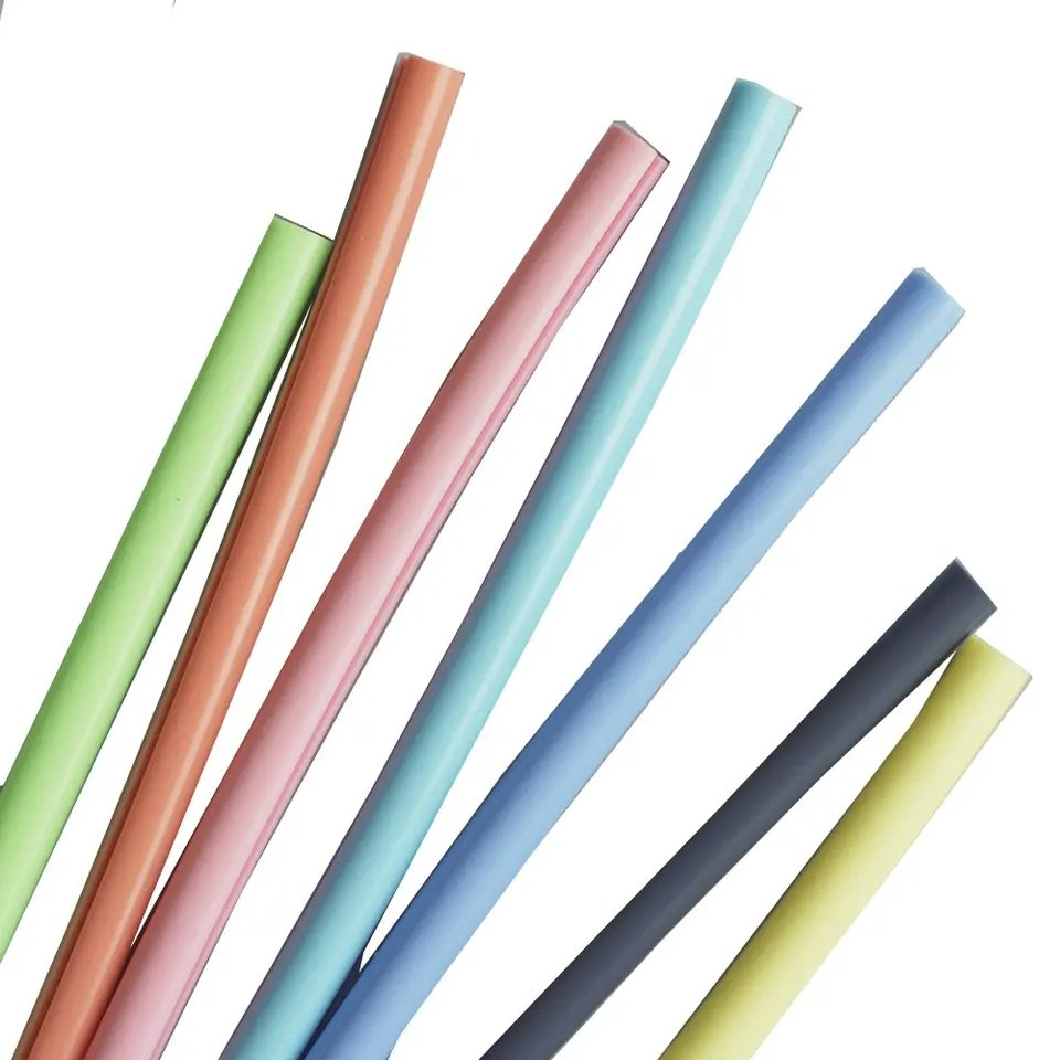 Food Grade Colorful Reusable Portable Drinking Silicone Straw with LFGB Certification