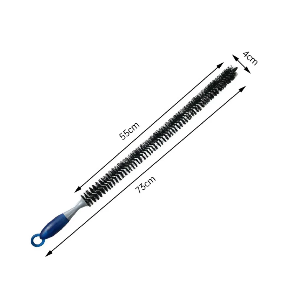 Щетка для чистки двигателя автомобиля с синей щетиной