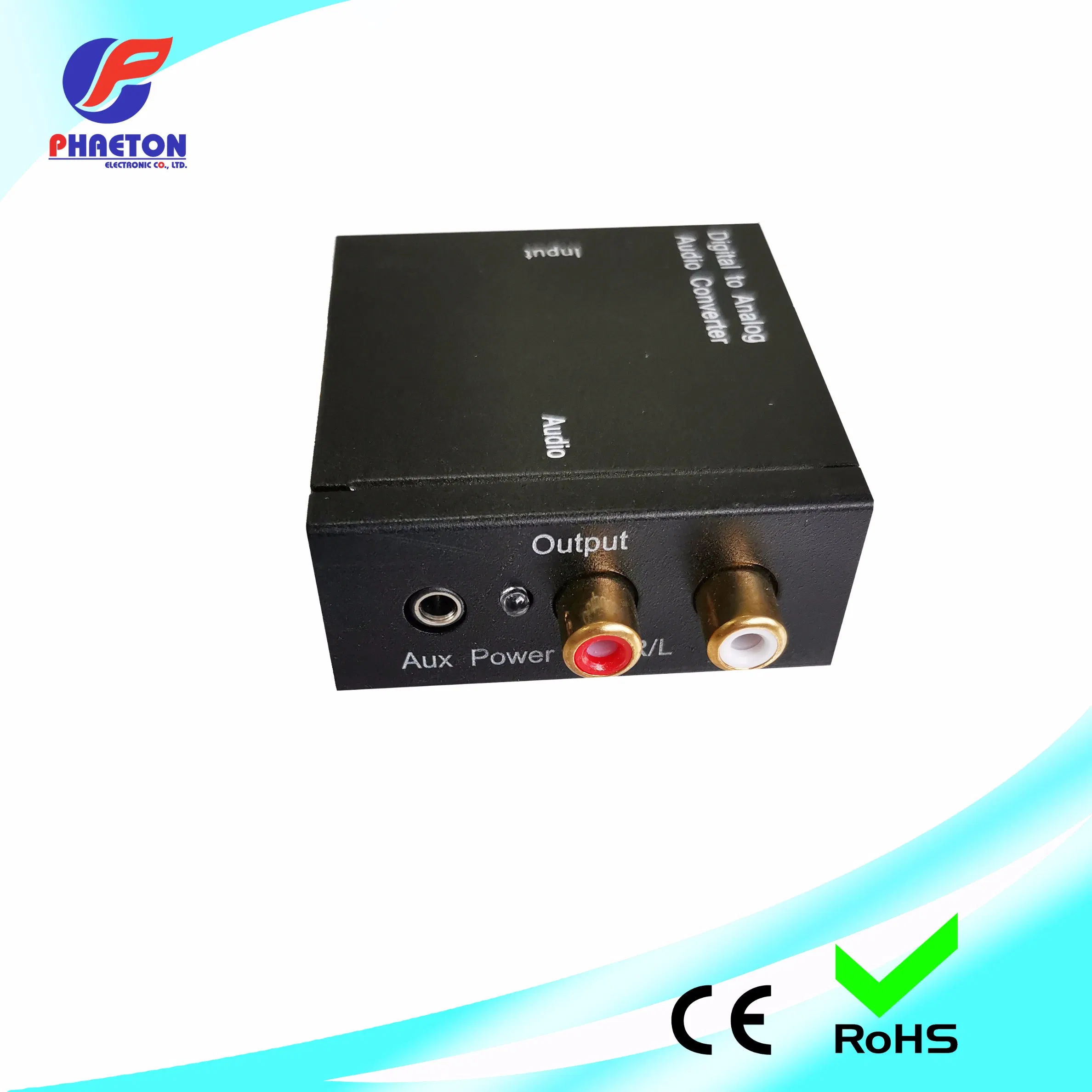 Цифро-аналоговый аудиоконвертер Toslink/Coaxial для ТВ