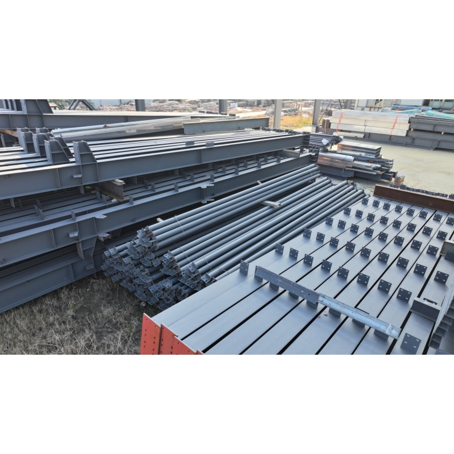 Custom Private Label Water-Proof Wind-Resistant Recyclable Prefabricated Epoxy Coated Steel Structure for Retail Store