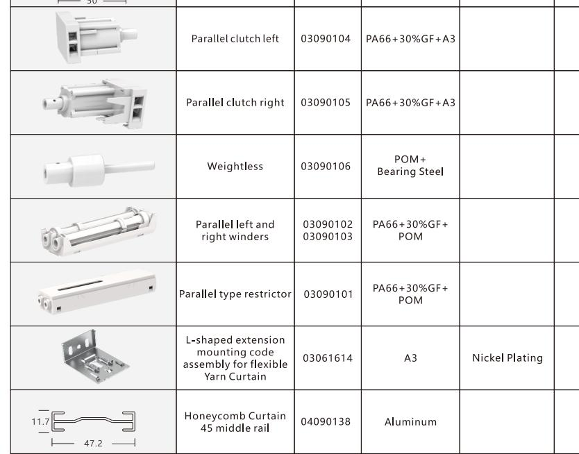 38mm Tube Honeycomb Blinds System Assembly Mechanism
