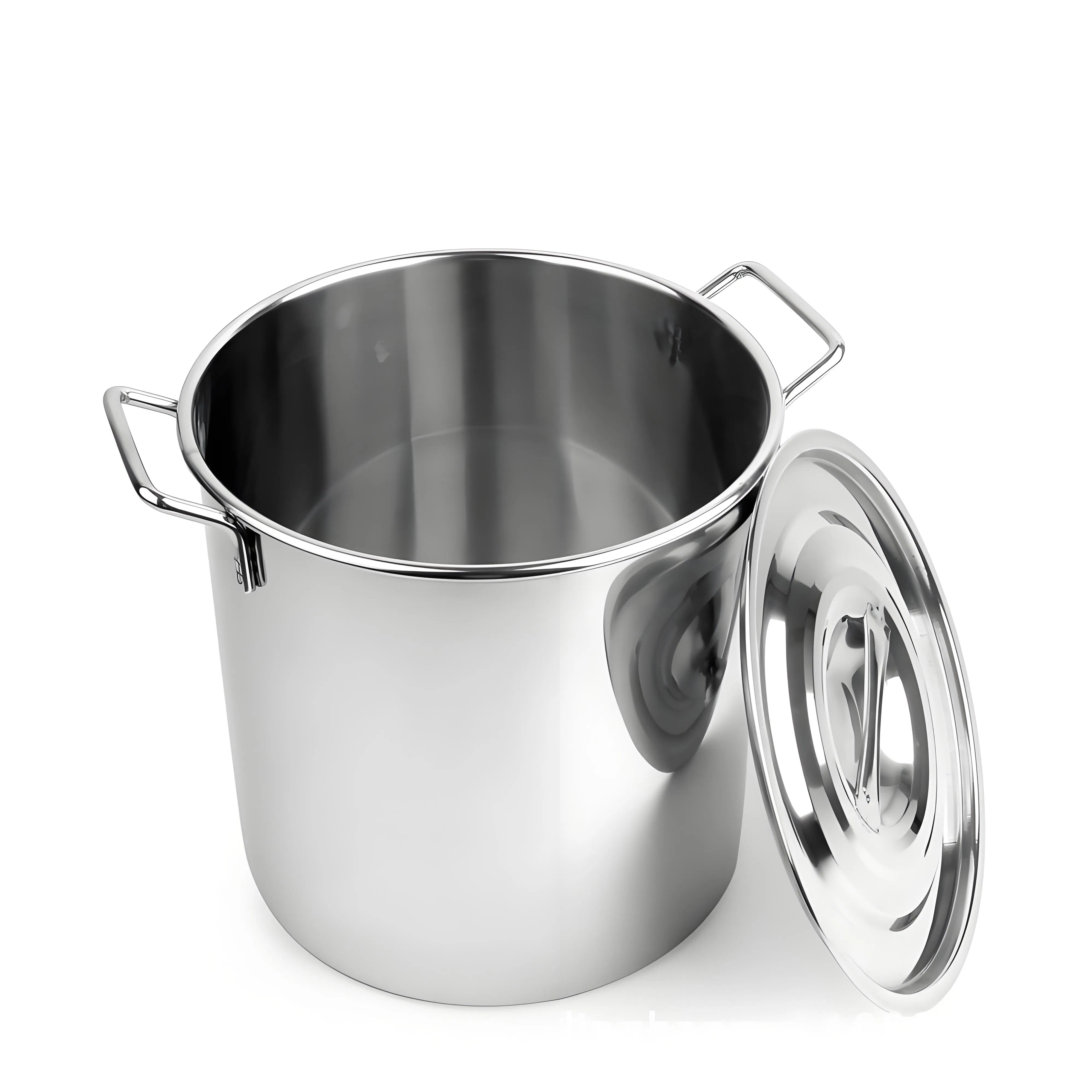Versatile Durable Stainless Steel Stock Pot with Lid for Home Chefs, Soups and Stews