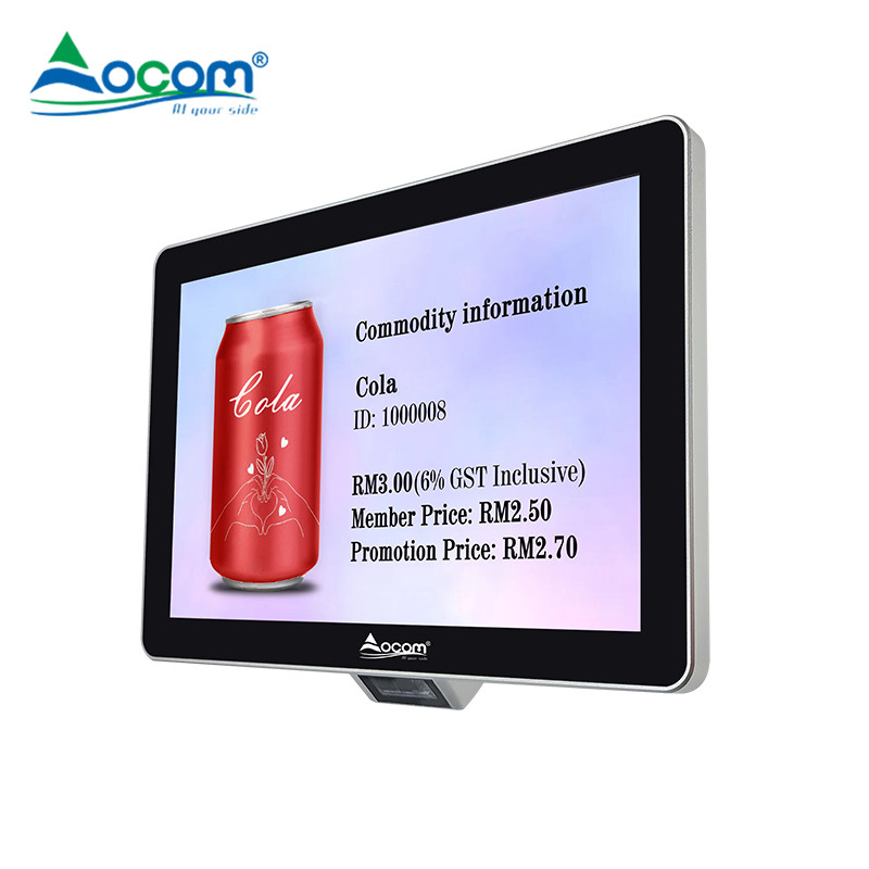 Ocom Industrial Grade 10.1" Android POS Terminal, Dual Poe/DC Power Input
