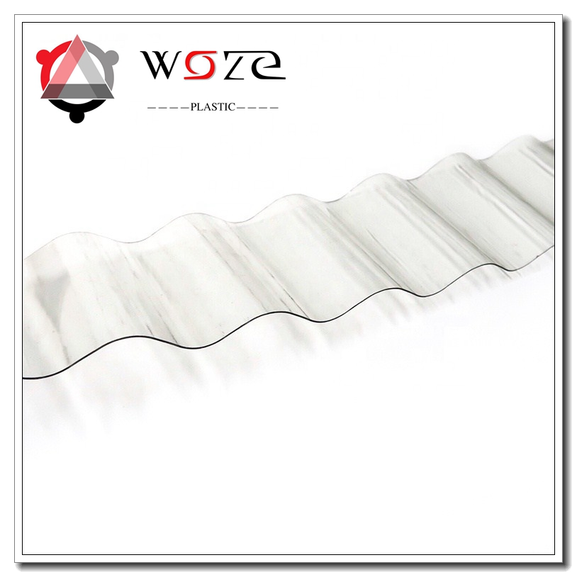 Plastic Roof Panel Weather Resistance Polycarbonate Corrugated Plastic Roofing Sheets