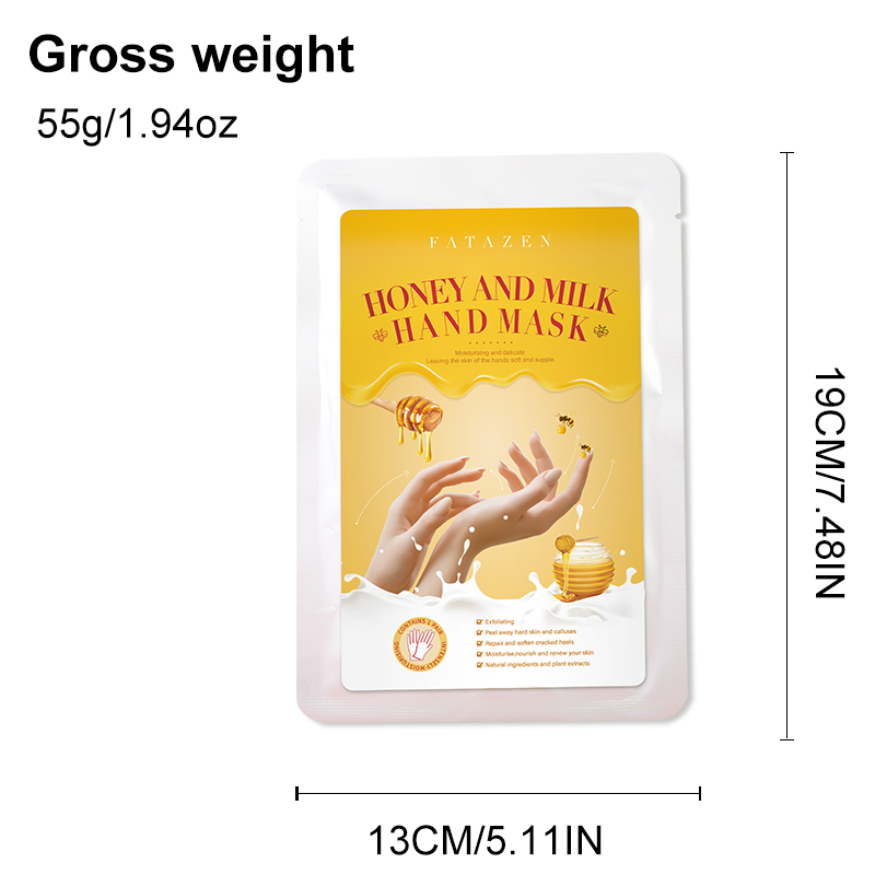 Exfoliating Whitening Hand SPA Skincare Saving Dry Skin Honey Moisturizing Hand Mask