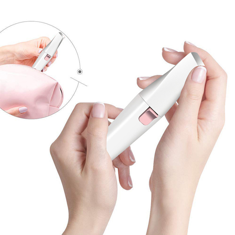 Amazon Women′ S Electric Two-in-One Nose Hair Shaver Rechargeable USB Eyebrow Trimmer