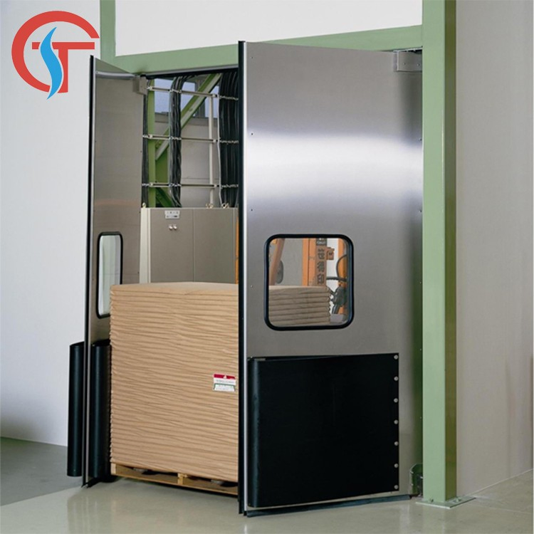 Commercial Kitchen Swing Double Action Impact Door for Restaurant