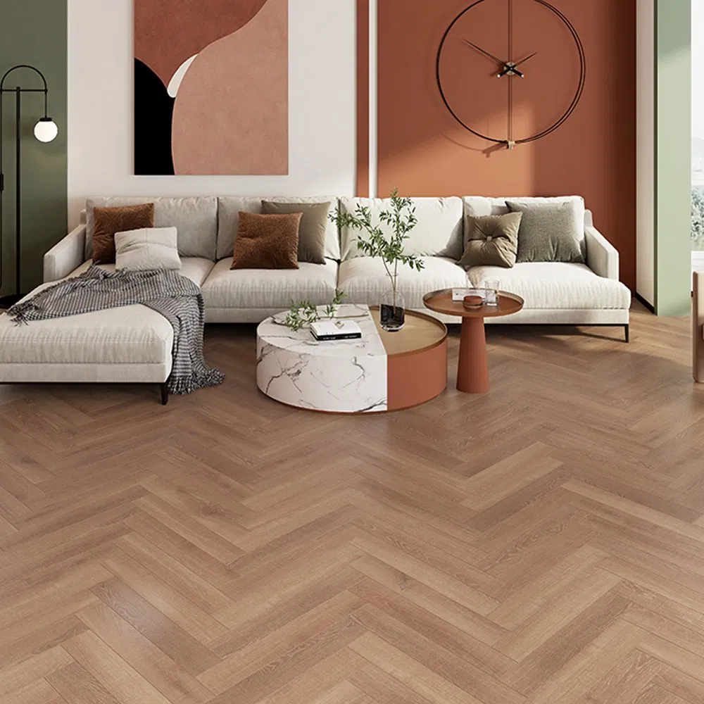 Ламинат Herringbone водостойкий, елочка, для гостиной и офиса