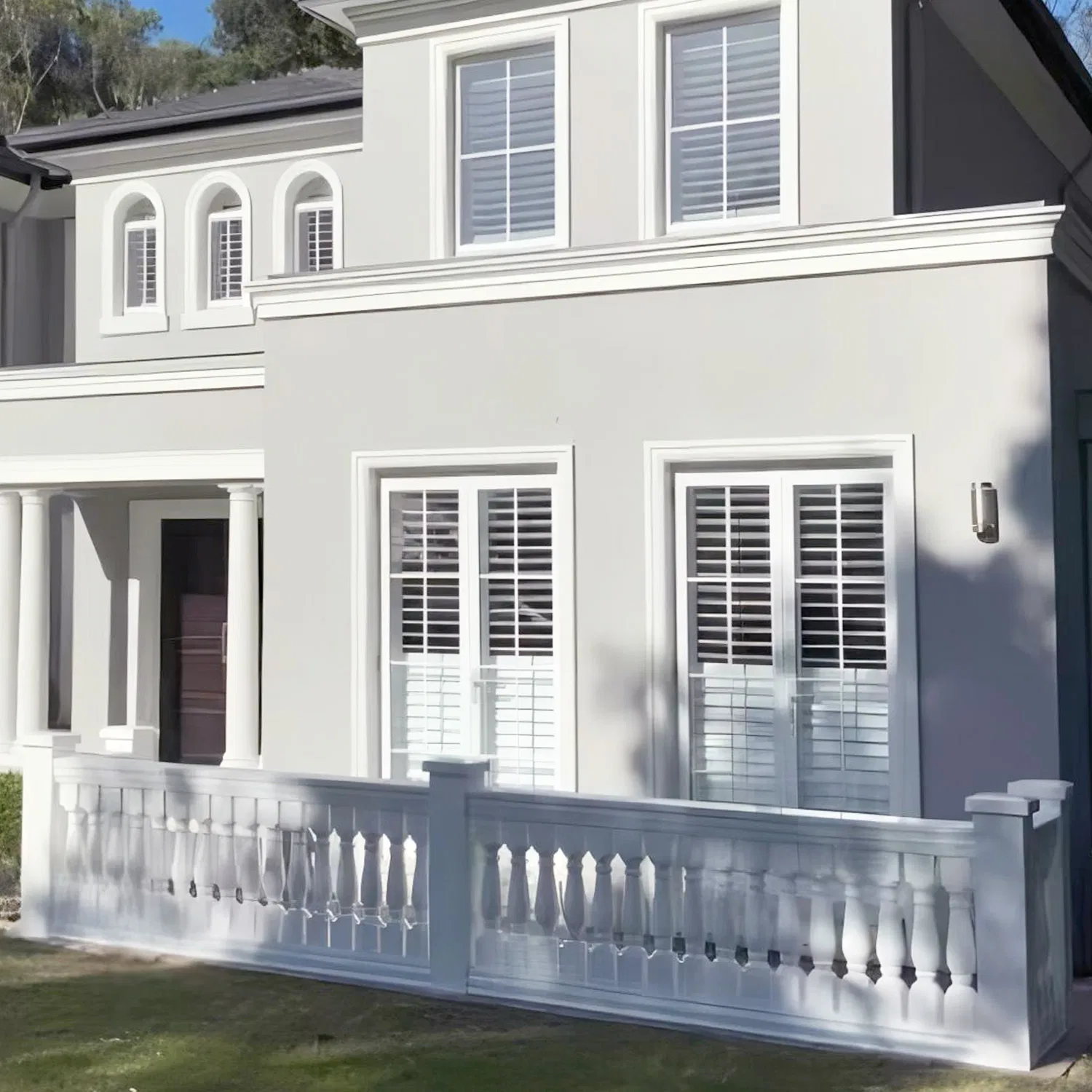 Auuan Factory Good Quality Polyurethane Baluster Balcony Balustrade Stair Railing Handrail