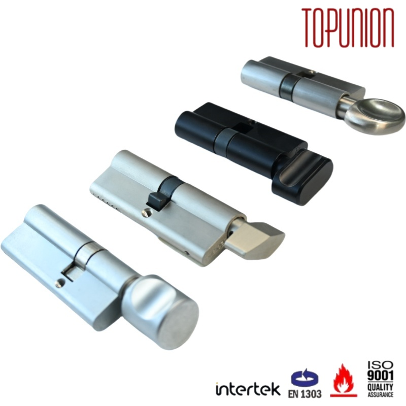 Multi Color Single Euro Cylinders Various Thumb Turn Styles Solid Brass Security