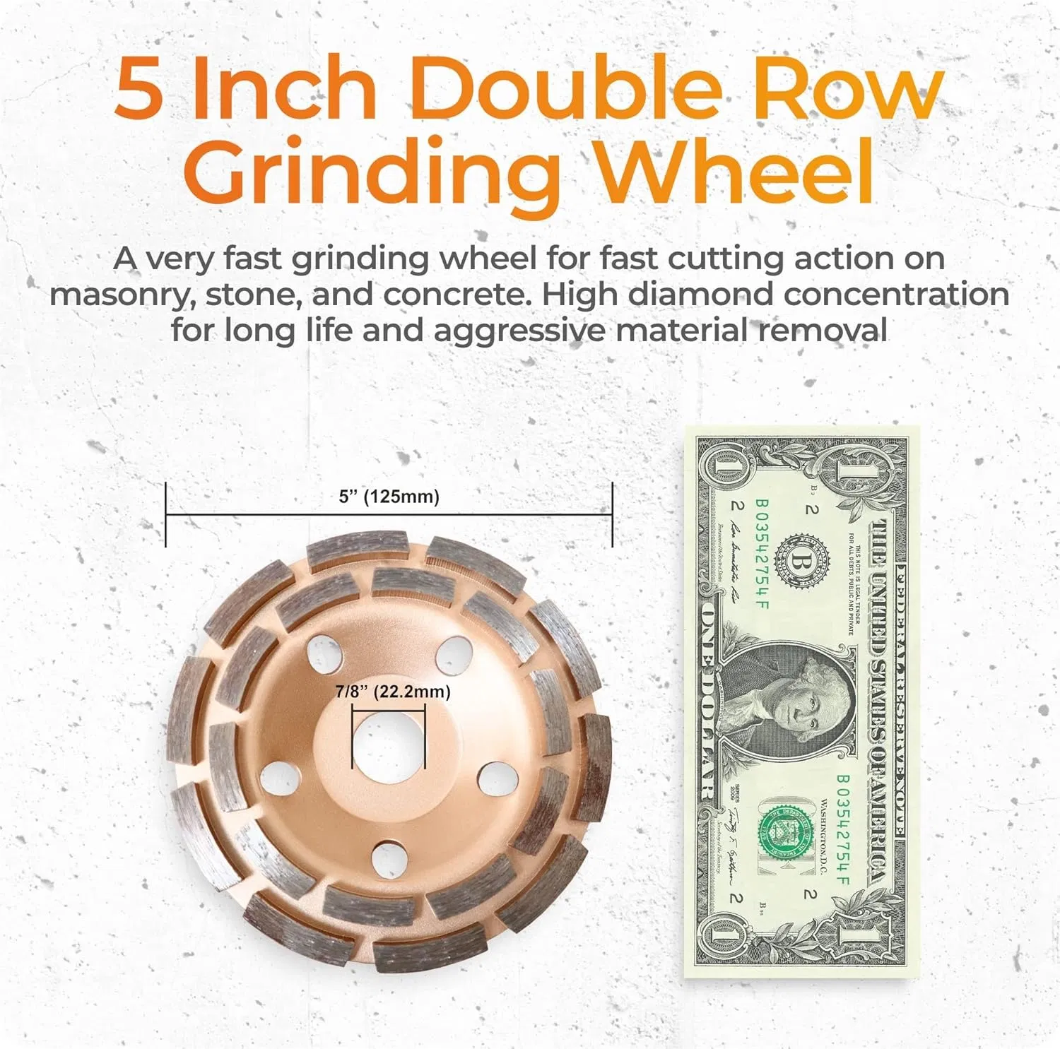 Diamond Embedded Super Hard Grinding Wheel