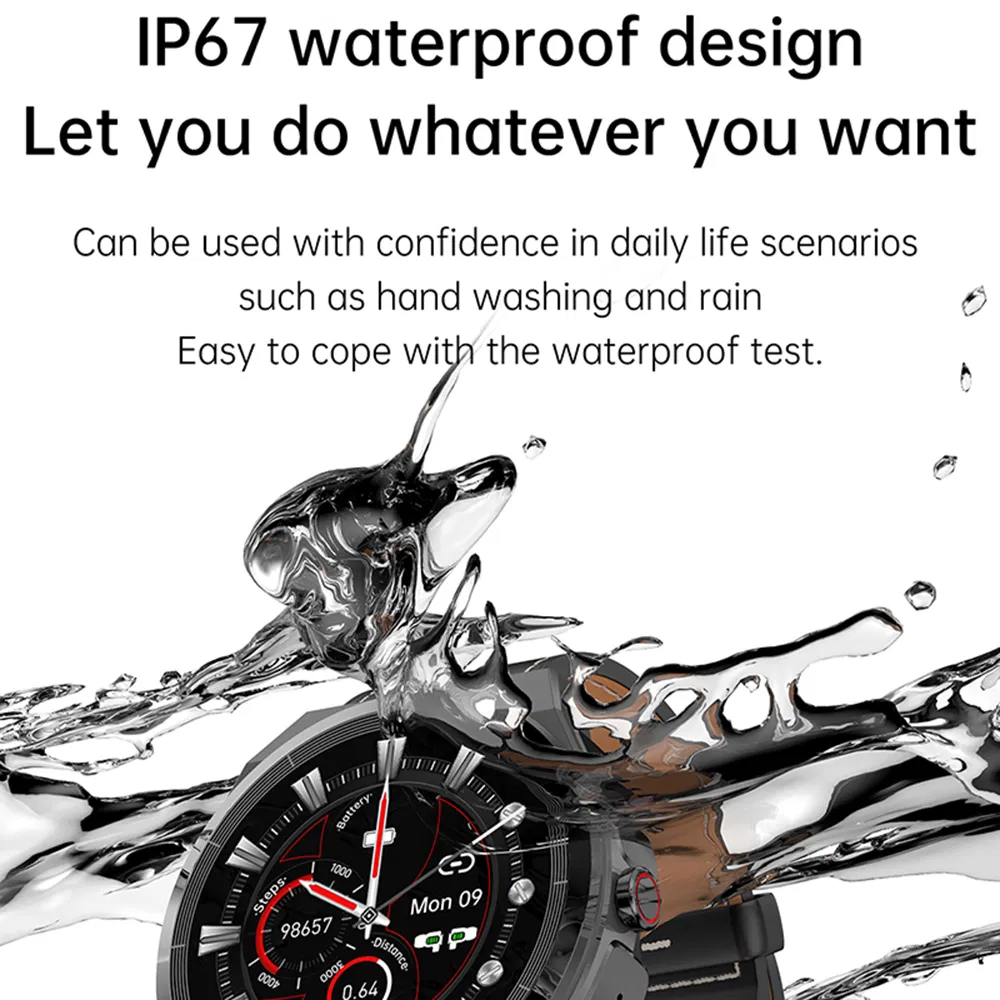 Jm08 2-in-1 Bluetooth Call Smart Watch with Tws Headset, 1.28-Inch Screen Health Monitor Sports Bracelet - Black / Silicone Strap