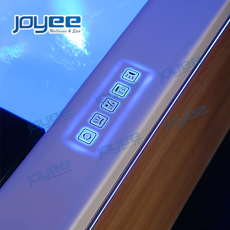 Угловая ванна Joyee с гидромассажем и панелью управления