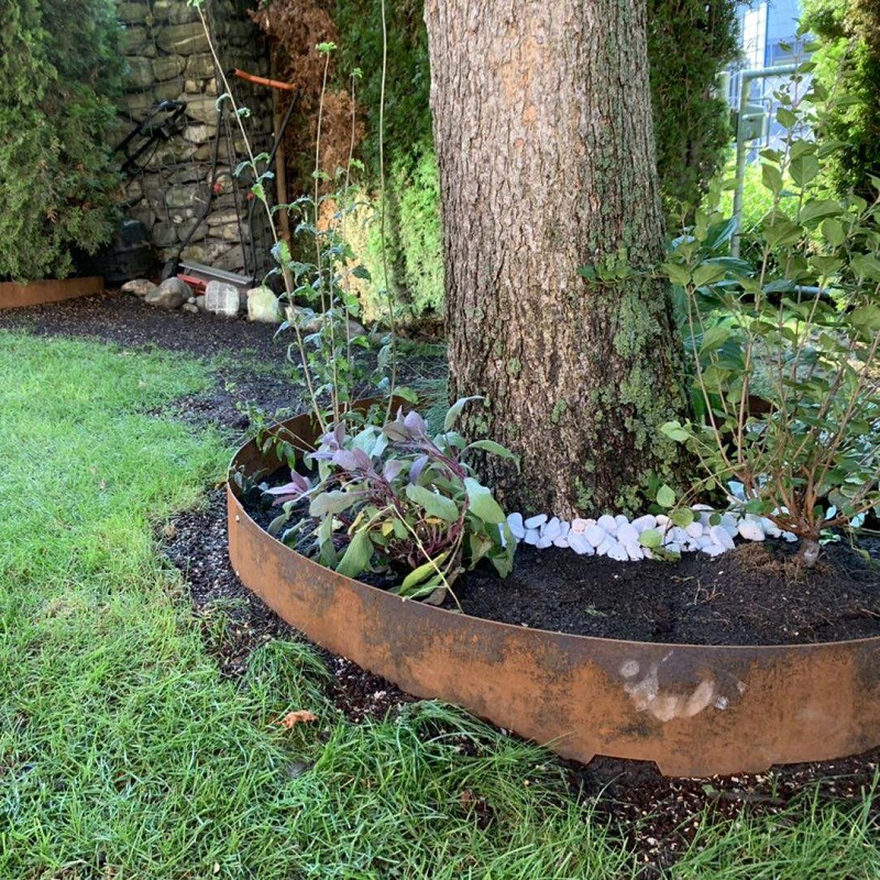 Corten Steel Tree/Planter Rings Metal Garden Edging Price
