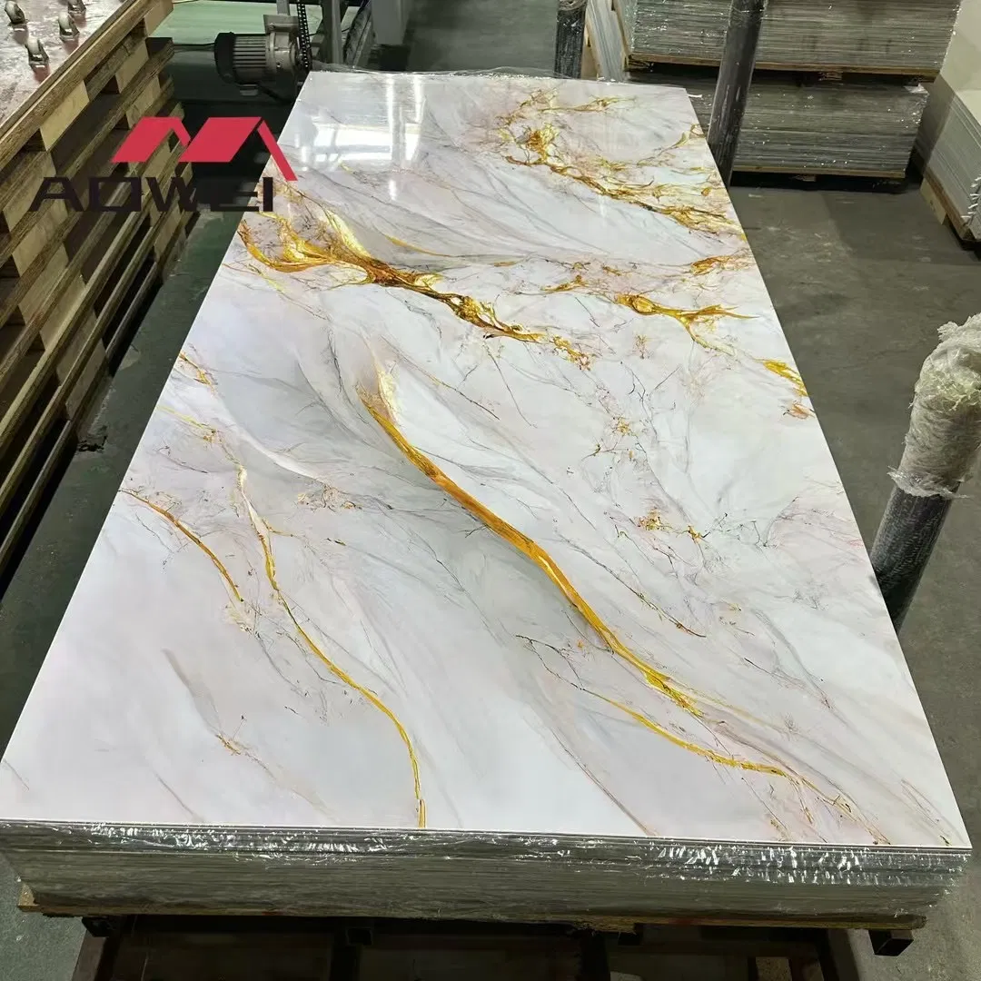 3D Printing PVC Marble Wall Panel for Modern Interiors