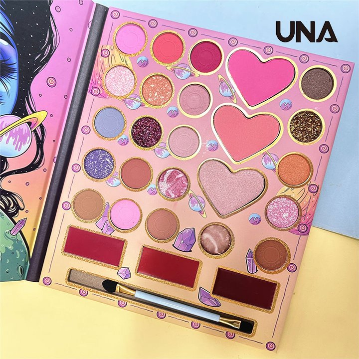 Wholesale High Pigment Eyeshadow Palette Vagan Organic Glitter Matte Shimmer Eyeshadow Palette 27 Colors Eyeshadow Makeup