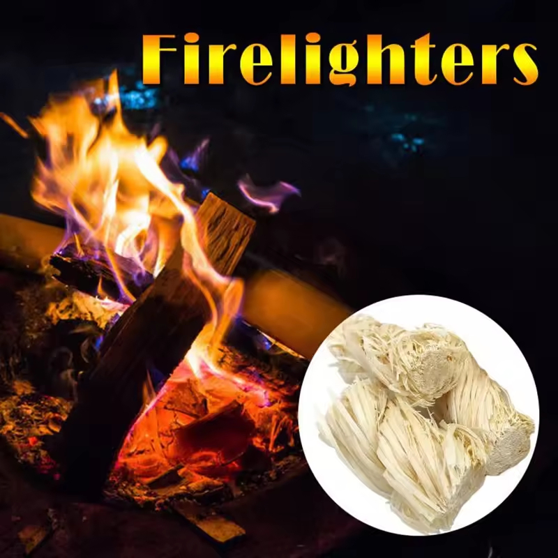 Premium Pine Charcoal Fire Starters for Campfires and Grills