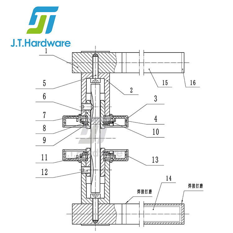 Stainless Steel Entrance Handles Lock Wooden Interior Solid Door Lever Handle