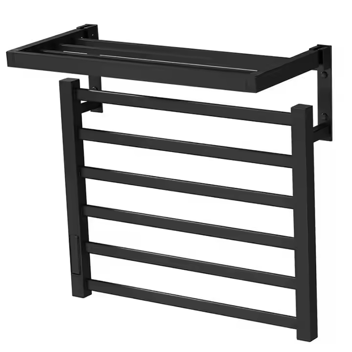 Premium Electric Heated Towel Rack - Stylish Aluminium Warmer