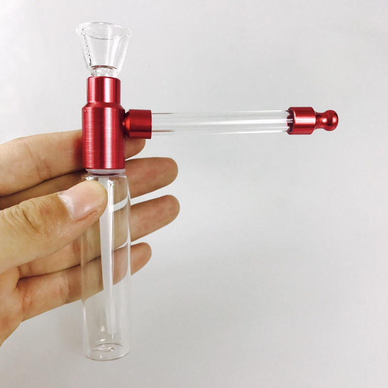 Hash Oil Pipe Glass Hand Bowl Pipe Mini Portable Easy to Carry