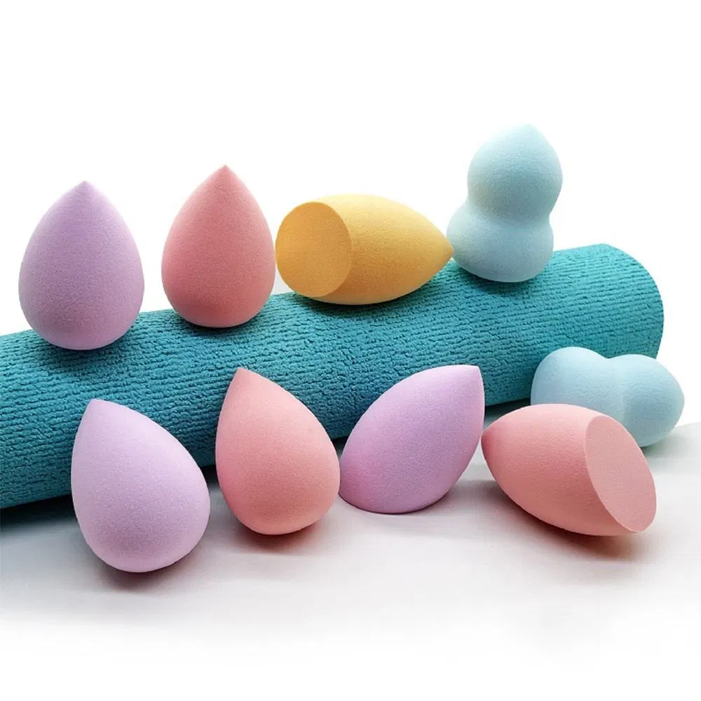 Privatel Logo Blender Latex Free Beauty Egg Cosmetic Microfiber Custom Makeup Sponge