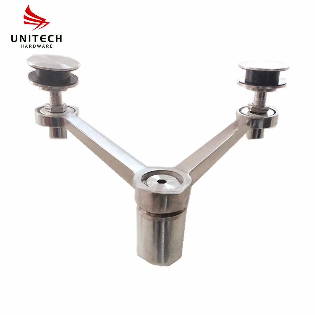 Stainless Steel Heavy Duty 90 Degree Glass Wall Holder Spider Connetcor Fitting