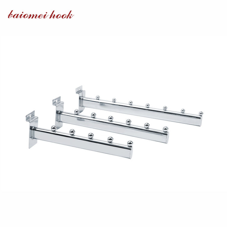 Factory Slat Wall Hanging Clothes Display Hook for Garment Store