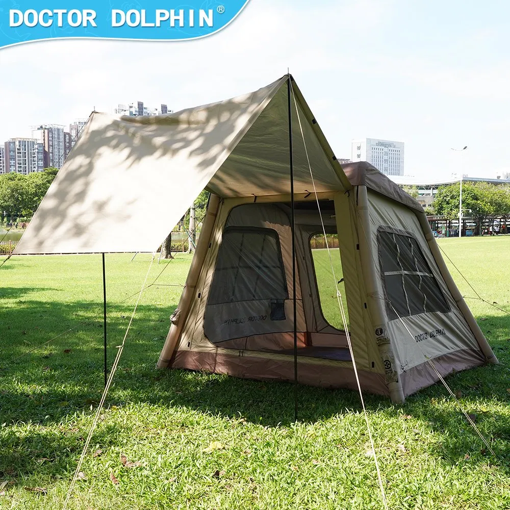 Portable Easy to Store Space Efficient Durable Water Resistant Inflatable Tent