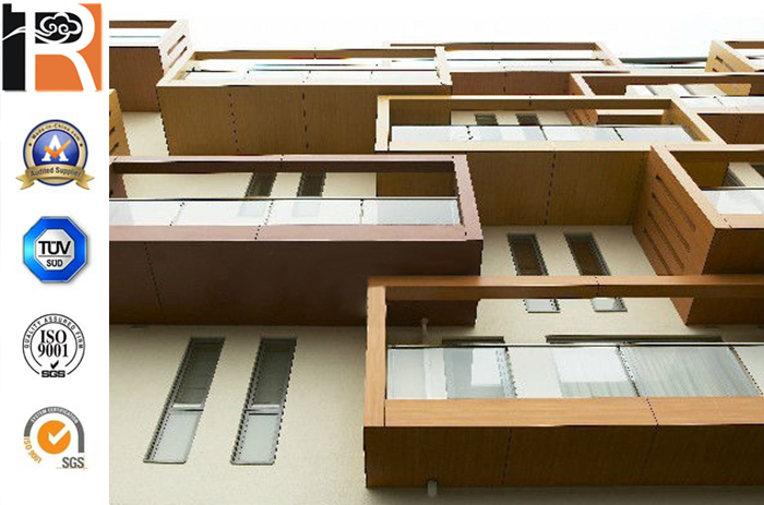 Waterproof Decorative Fireproof Board UV Resistant Exterior Compact Laminate Sheet Wall Panel Burning Material Exterior Wall HPL (EL-13) for Building/Exterior