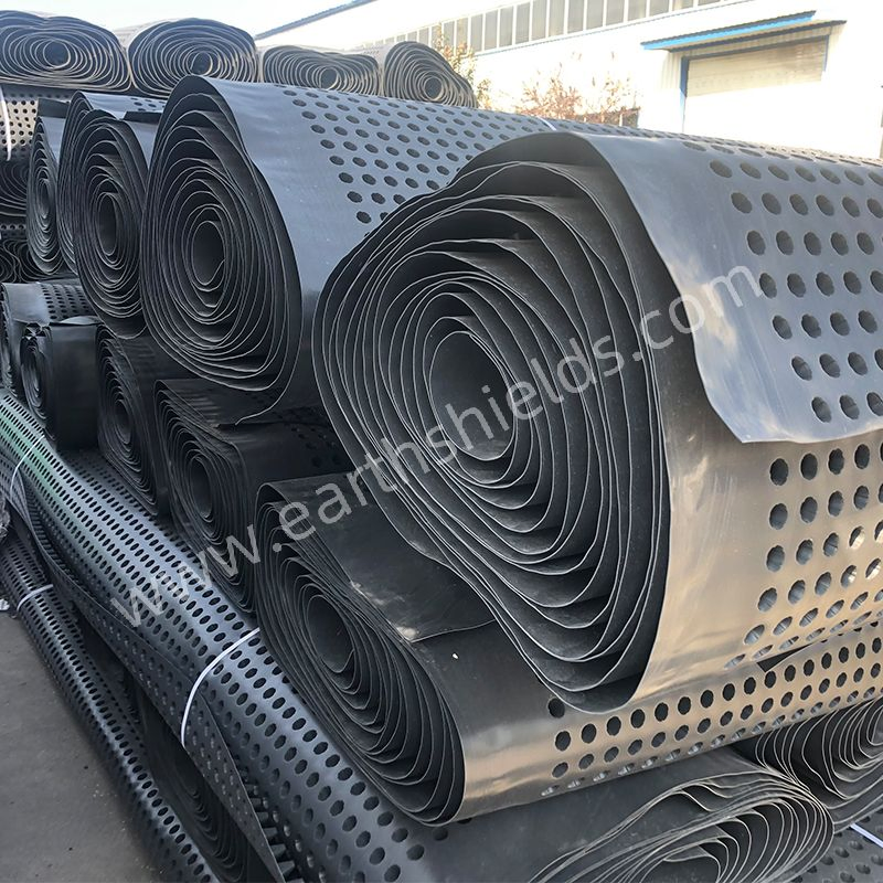 20mm Dimple Drain Sheet Roof Garden Retaining Wall HDPE Composite Drainage Board for Building and Construction