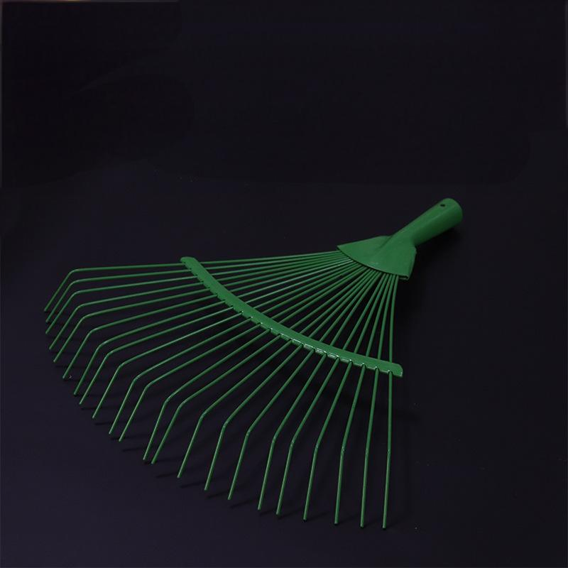 22-Tine Steel Garden Rake for Leaves, Debris & Soil Loosening – Heavy Duty Lawn & Yard Tool