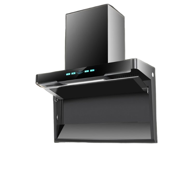 Professional L-Shaped Range Hood Home Appliance Delivers Powerful Side-Draft Suction with Enhanced Airflow Performance