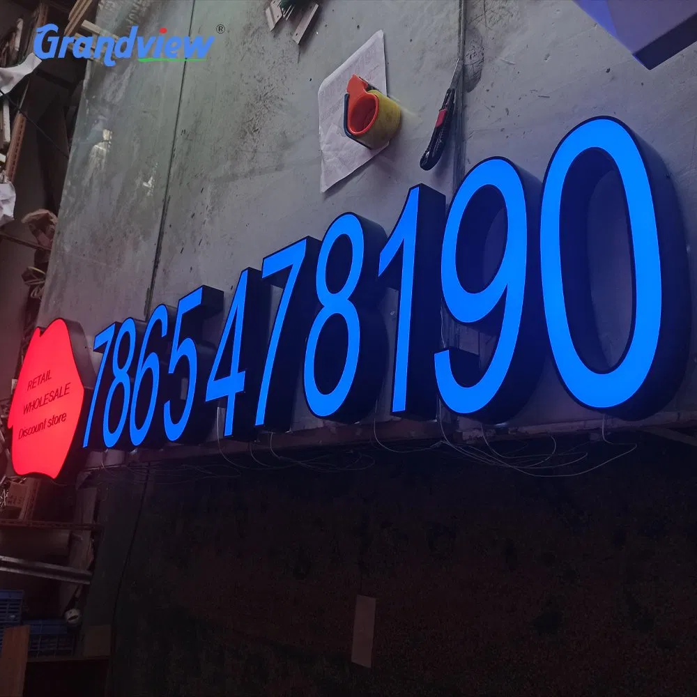 Custom Logo Acrylic Letters 3D Acrylic Letters/LED Reserved Signs for Outdoor Signage Store Office Shop Front