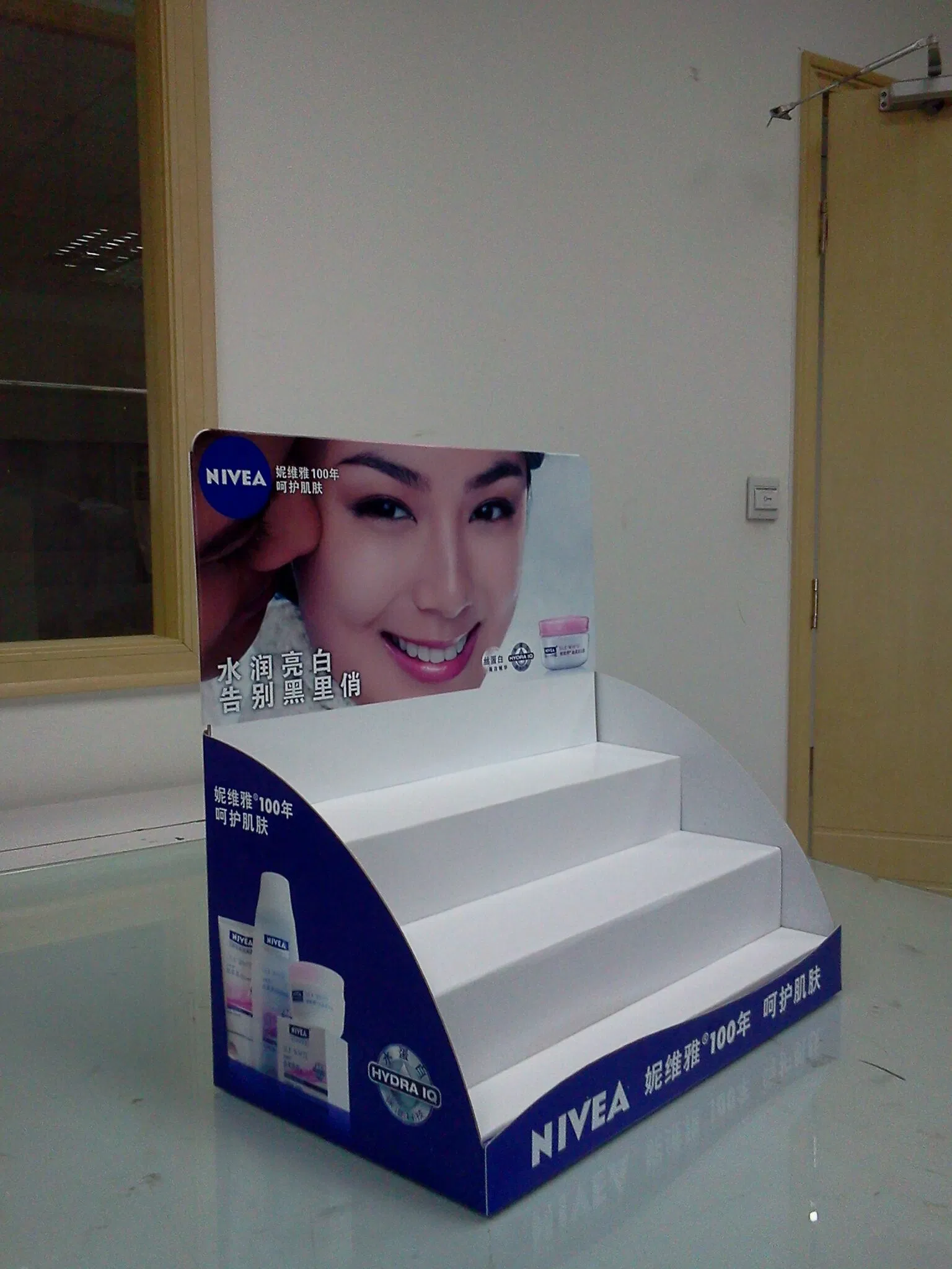 Advertising Terminal Payment Table Kiosk Table Top Label Sign Board Holder with Base