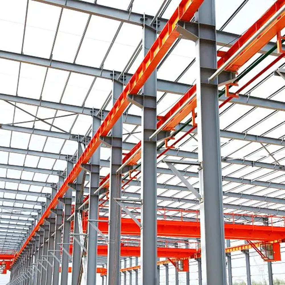 Low Cost Pre Made Light Weight Steel Frame Structure Prefabrication Godown Warehouse
