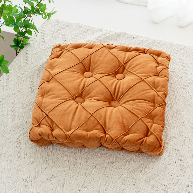 Dutch Velvet Square Seat Cushions Office Chair Cushions Thickened Floor Cushions All-Season Bread Cushions Bay Window Cushions