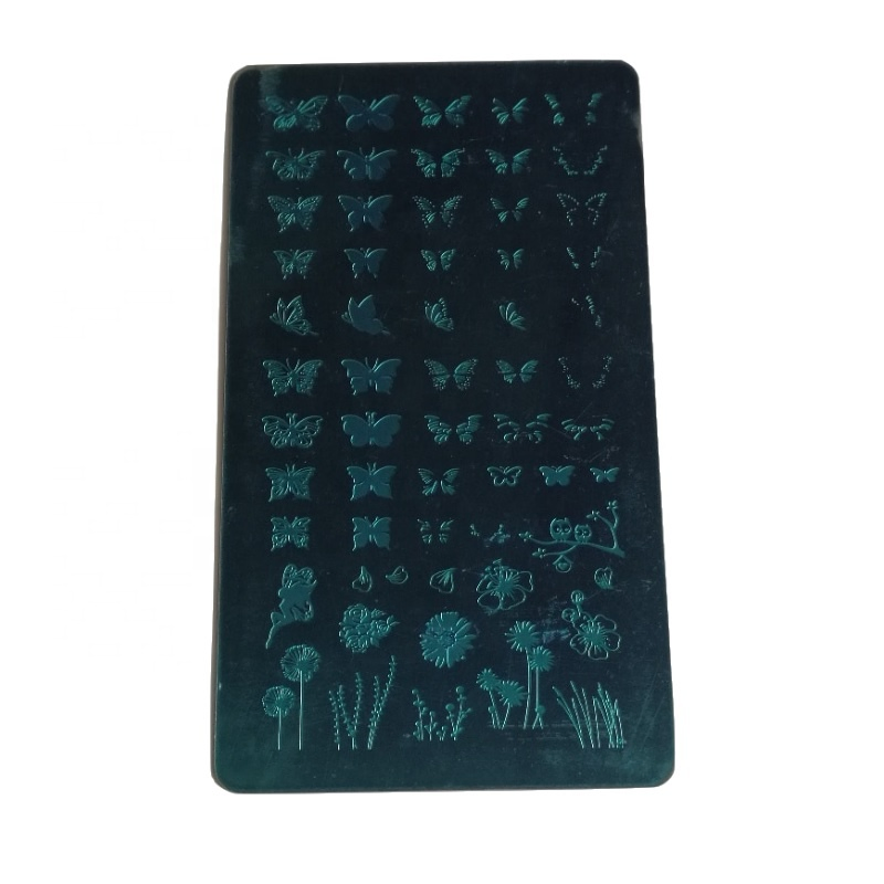 DIY Nail Beauty Design Stainless Steel Nail Art Stamp Plate