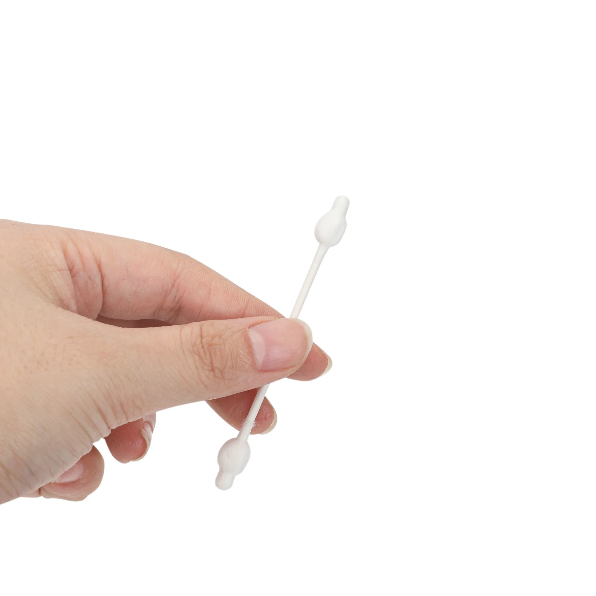 Gentle Cotton Swabs for Baby - 100 Count Safety Gourd Head Tips