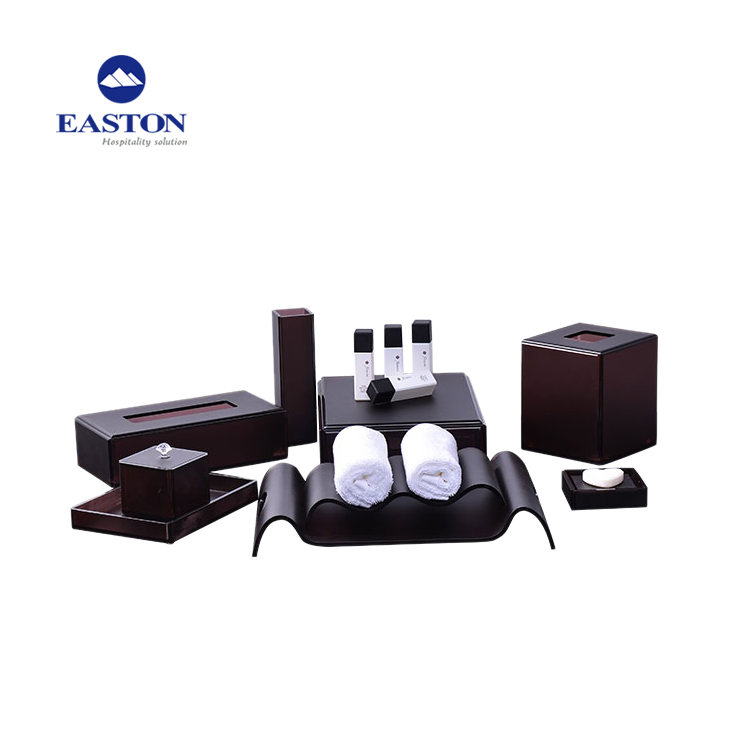 Wholesale Hotel Bathroom Custom Towel Tray with Marble Finish