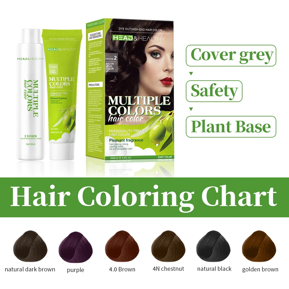Intense Plum Hair Color Dye - 120ml Cream with Custom Design
